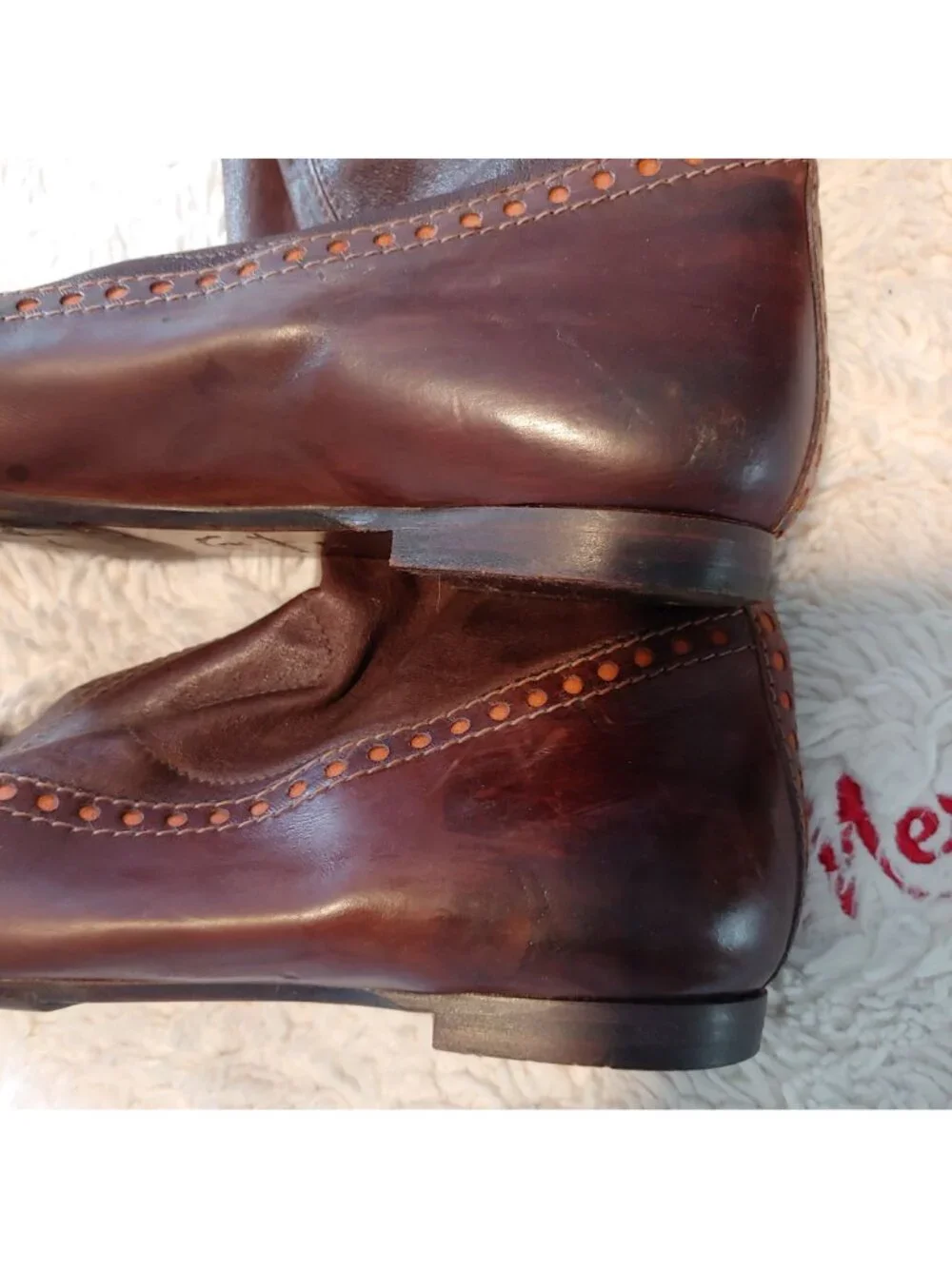 Henry Beguelin Handmade Italy Leather Victorian Artisan Granny Boots Steampunk